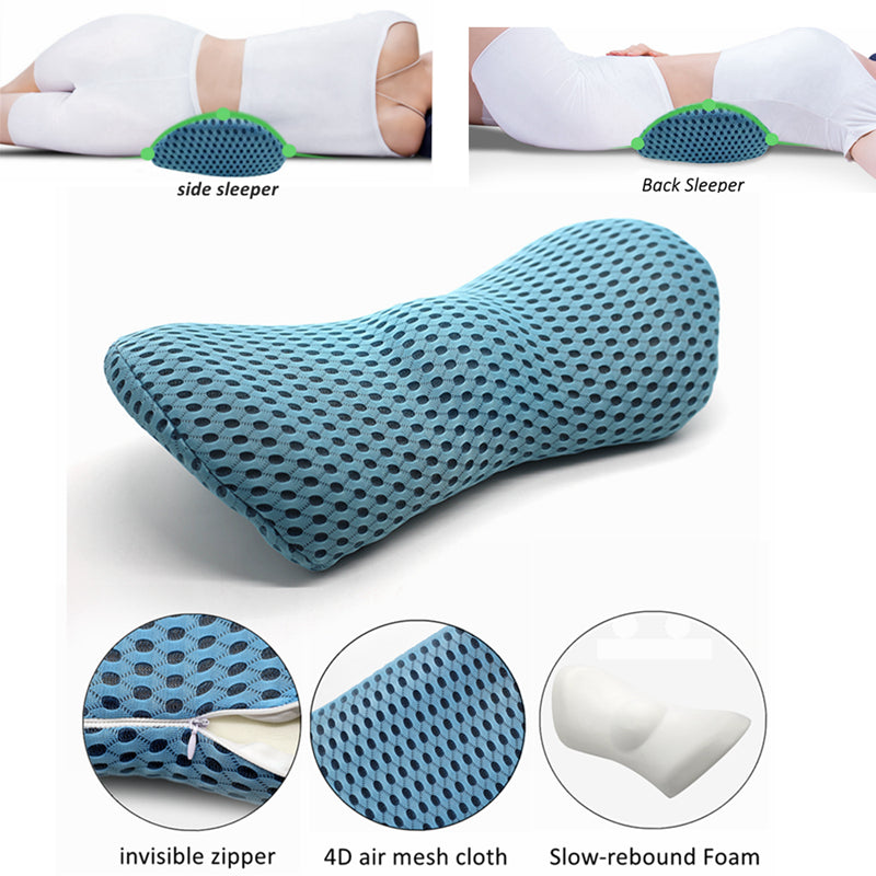 Lunex Lumbar Support Pillow For Side Sleepers & Pregnancy Relief